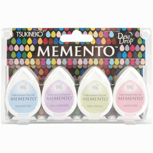 Memento Dew Drop Dye Ink Pads Oh Baby!!! 4/pkg