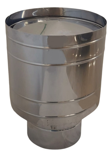 Chapéu Canhão De Inox 304 Escovado Sputnik Duto 10 Polegad