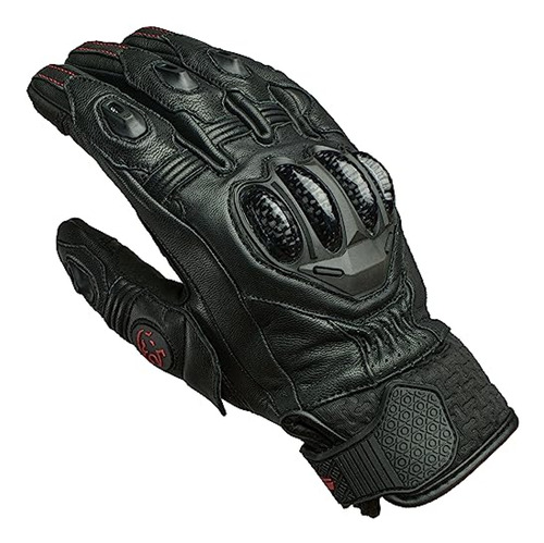 Punta. Guantes De Cuero De Primera Calidad Para Motocicleta