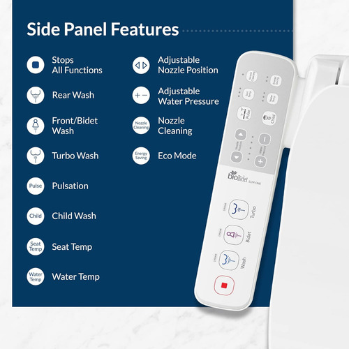 Slim One - Asiento De Inodoro Inteligente Color Blanco ...