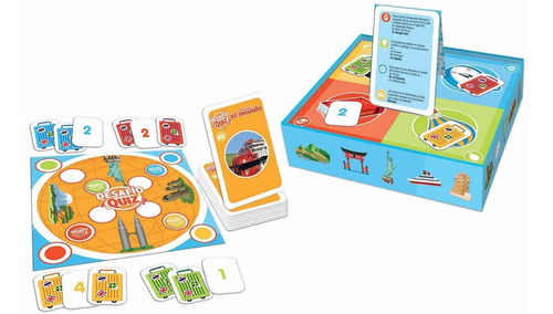 Imagen 3 de 5 de Juego Desafio Quiz Descubrir El Mundo Didactico Niños Educa®