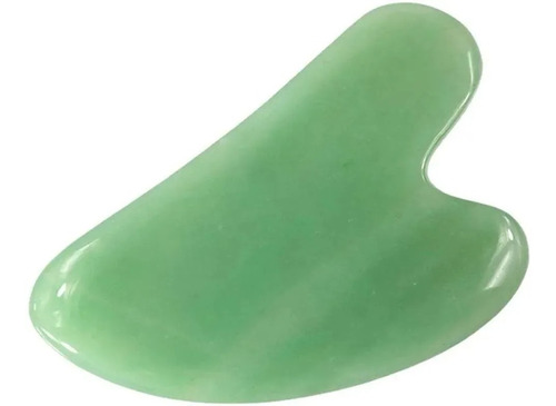 Piedra Natural Jade Verde Guasha Masajeador Facial