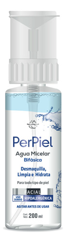 Perpiel Agua Micelar Bifásica Sin Fragancia X 200ml