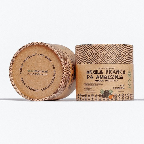 Imagem 2 de 2 de Argila Branca Da Amazônia + Açai E Guaraná