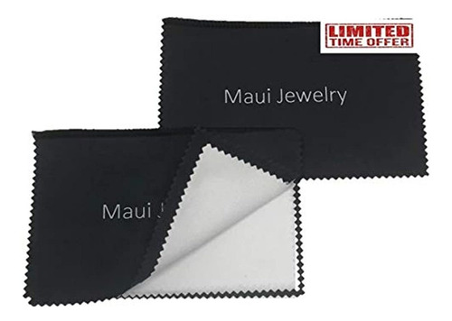 Maui Jewelry - Paño De Pulido Para Plata, Oro Y Platino (6 P