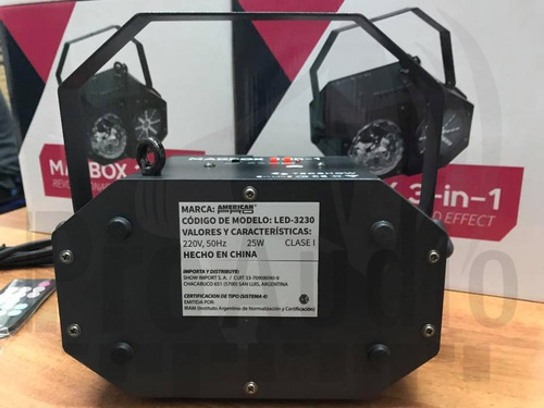 Efecto De Led Y Láser Tecshow Madbox 3 En 1 Luces Led Dj