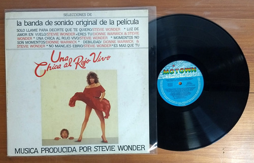 Stevie Wonder Una Chica Al Rojo Vivo 1985 Disco Lp Vinilo