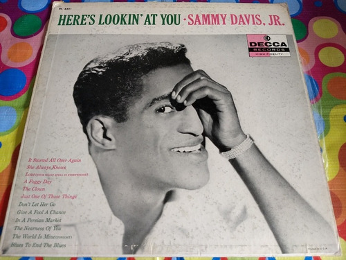 Sammy Davis,jr Lp Here's Lookin' At You  R