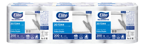 Toalla De Papel En Rollo Doble Hoja Elite Professional Ip307