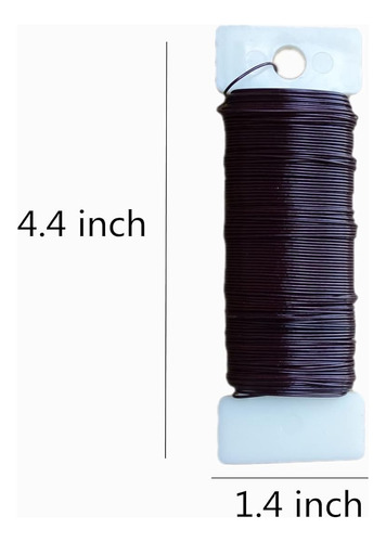 3 Rollos De Alambre Flexible De Flor Arreglo , Corona,...