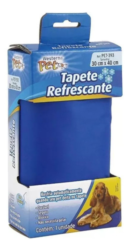 Tapete Refrescante Gelado Para Cachorro Gato Cão 30cm X 40cm
