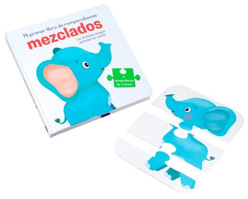 Mezclados: Los Animales Salvajes Aprenden los Colores.: Libro para colorear Mezclados: Los animales salvajes aprenden los colores, de Varios. Editorial Jo Dupre Bvba (Yoyo Books), tapa dura en español, 2022