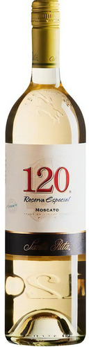 Vinho Chileno Branco Santa Rita 120 Moscato Garrafa 750ml