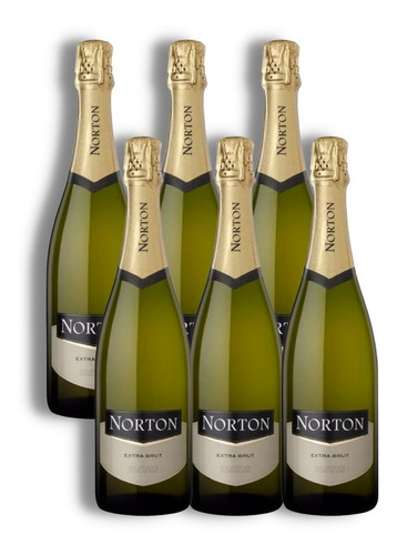 Norton Vino Espumante Extra Brut Caja X6u 750ml Mendoza