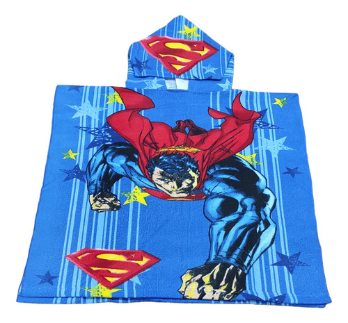 Poncho Infantil Niños Toalla Con Capucha Disney Superhéroes