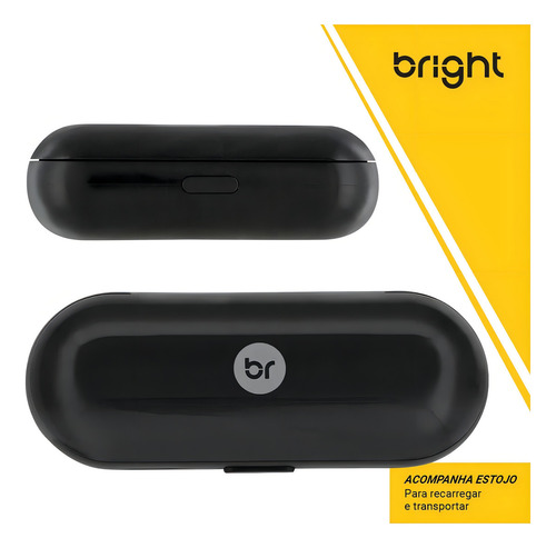 Fone Bluetooth Sem Fio Blacksound Com Microfone Bright 514