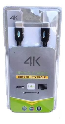 Cable Hdmi A 4k Hdmi Full Hd  De 1.8 Metros.