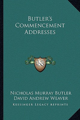 Libro Butler's Commencement Addresses - Butler, Nicholas ...