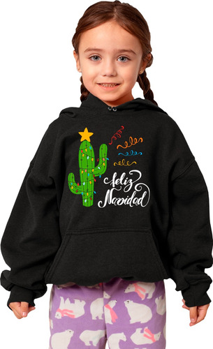 Sudadera Infantil Navideña De Cactus Arbolita De Navidad