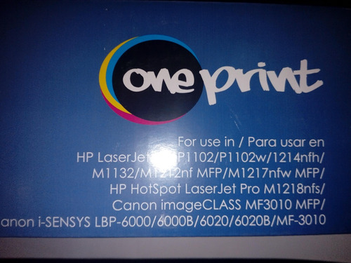 Toner Hp 85 Generico Negro Oneprint Hpce 285a