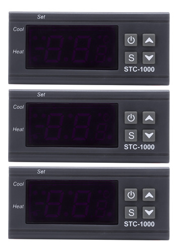 Termostato Digital Stc-1000, 4 X 220 V, Controlador De Tempe
