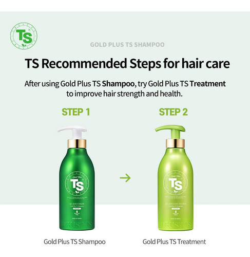 Champú Gold Plus Ts Para Crecimiento Y Grosor Del Cabello, 5