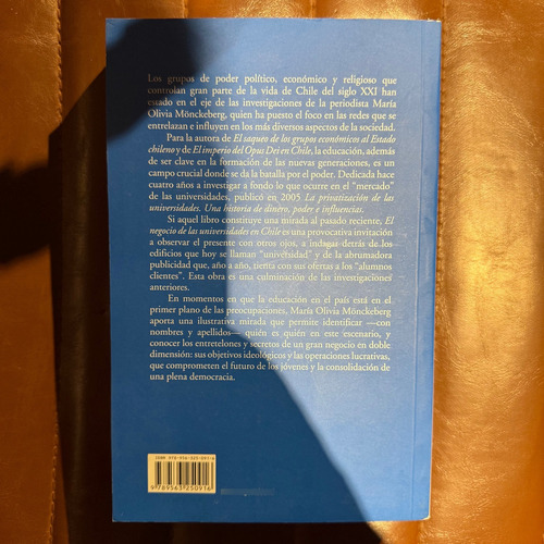El Negocio De Las Universidades En Chile - M. Mönckelberg (Usado)