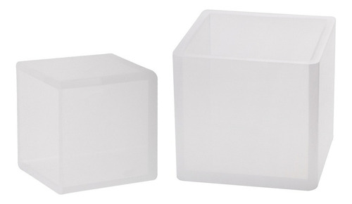 Molde De Silicona En Forma De Cubo De Resina For Hacer Joya