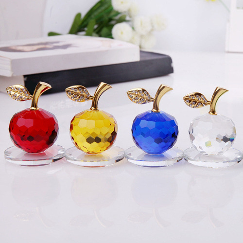 J 2 Figuras De Cristal Para Decoración, Pisapapeles