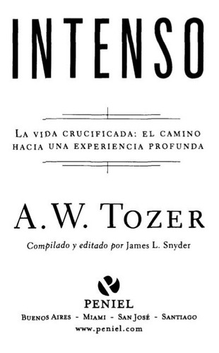 Imagen 4 de 5 de Intenso De A. W. Tozer
