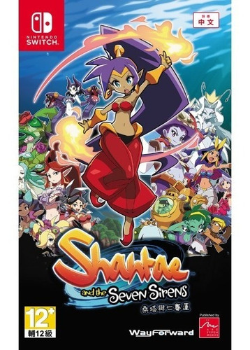 Shantae And The Seven Sirens Nintendo Switch Mídia Física