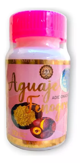 Aguaje Peruano Plus Adicionado Con Fenogreco Original 500 Mg