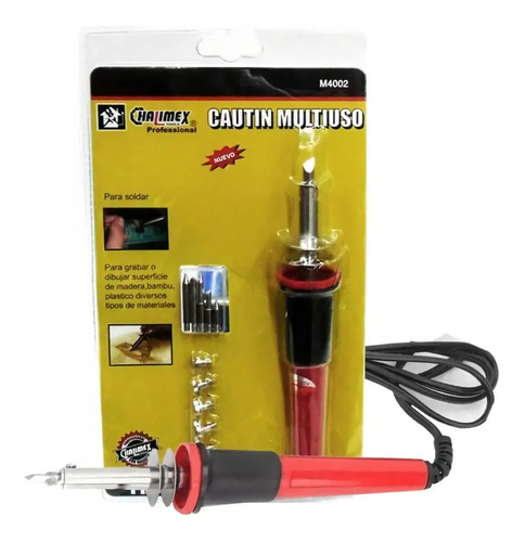 Cautin Maquina Para Soldaduras 30w Profesional 5 Puntas 