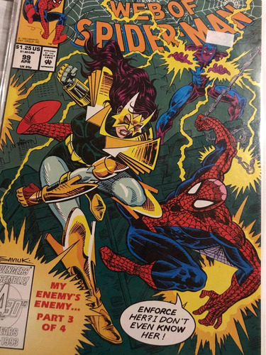 Comic Web Of Spider-man #99 Abr 1993. 1st Nighwatch.