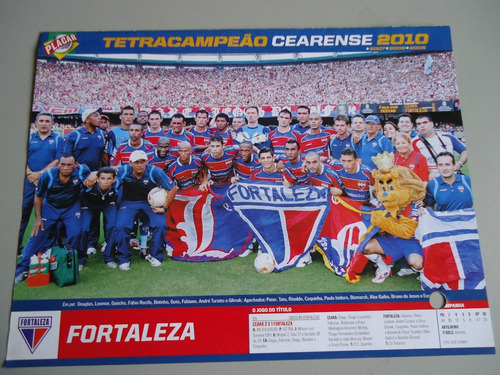 Abc - Fortaleza - Poster Dupla Face Campeões 2010 (Usado)