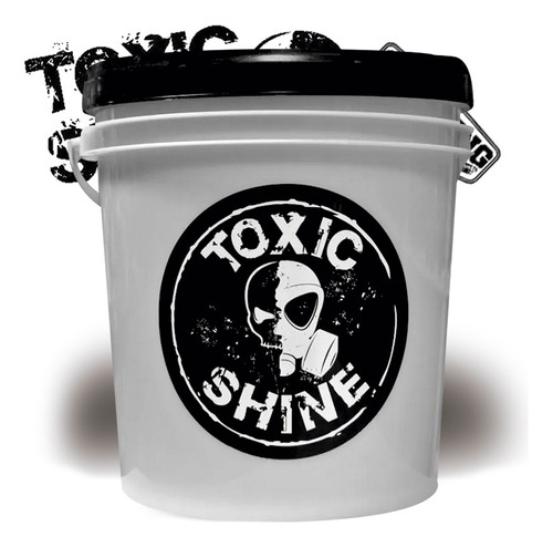 Toxic Shine | Balde Con Tapa / Lavado | 10 Litro | Detailing