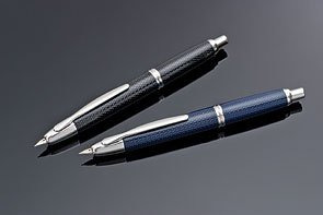 Namiki Punto Fuga  pluma Estilografica Carbono Fibra Azul 6