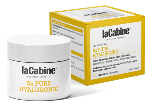 Crema Facial Acido Hialuronico Lacabine 5x Hyaluronic 50ml