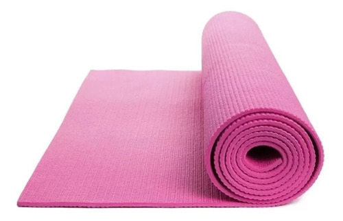 Imagen 1 de 1 de Yoga Mat Colchoneta 8 Mm Enrollable Pilates Gym Fitness