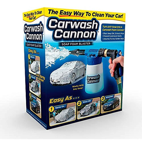 Ontel Car Wash Cannon Foam Blaster Pistola Pulverizadora De 