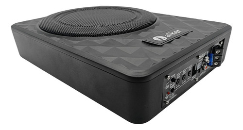 Caixa Amplificada Automotiva Subwoofer Slim 10 600w Graves Cor Preto