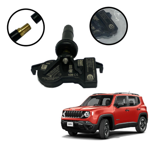 Sensor Pressão Pneu Tpms Jeep Renegade Limited 2016 2017