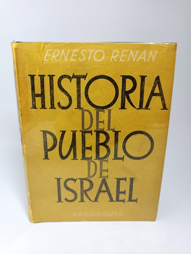 Historia Del Pueblo De Israel Ernesto Renan 