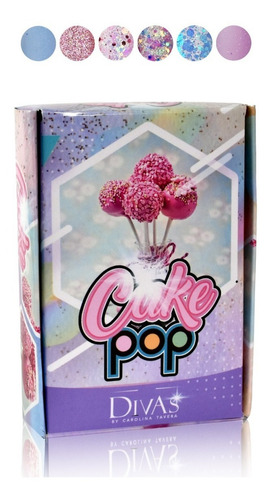 Coleccion Acrilicos Para Uñas Divas 6 Colores Cake Pop