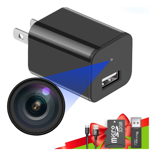 32gb Hidden Camara,spy Camara With Hd 1080p Spy Loop Cam