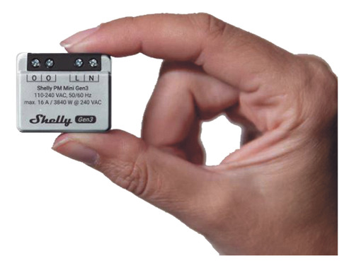 Mini Interruptor Inteligente Wi-fi 16a Medición De Consumo