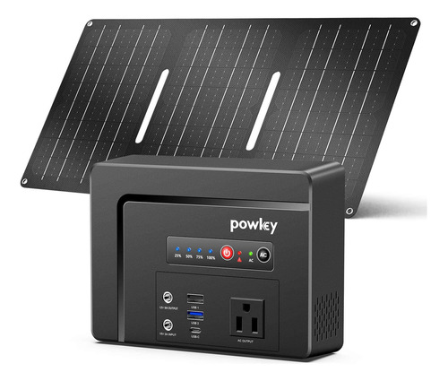 Estación De Energía Portátil Powkey 100w / 97wh Con