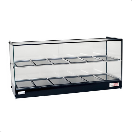 Estufa Vitrine Aquecedor Salgados Dupla 12 Bandejas Led 127v