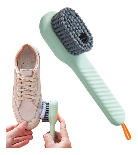 Cepillo Con Contenedor De Jabón Para Lavar Zapatos 