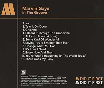 Gaye Marvin In The Groove Limited Edition Japan Import  Cd